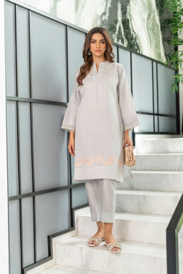 White Chikankari Kurta Set